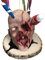Storaffy Horrorfigur Messerhalter | Obst Messerblock aus Kunstharz | 2023 Neue Halloween Küchenmesser Aufbewahrungsregal Tischdekoration | Kreative Home Halloween Deko Messerständer Küchenhelfer