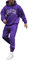 Tomwell Tuta Sportivo Uomo Completo Unisex 2 Pezzi Jogging Fitness Sportiva Set Stampato Autunno Inverno Felpa con Cappuccio con Pantaloni Training Homewear per Uomo A Viola M