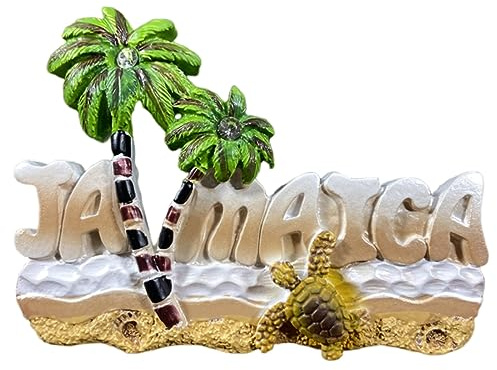 Jamaica Creative Letters Refrigerator Magnet 3D Travel Souvenir Fridge Decoration Magnetic Sticker Craft Collection