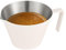MHW-3BOMBER G5699W - Taza medidora de café con mango, doble tiro, color blanco mate