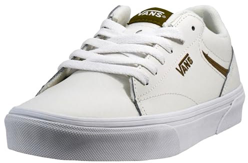Vans Seldan Damen Sneaker, Leather Retro Pop Gothic Olive, 42 EU