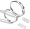 Xamic I LOVE YOU Secret Projection Ring I LOVE YOU Light S925 Adjustable Couple Ring Sterling Silber Handmade Couple Rings Gift für Pärchen
