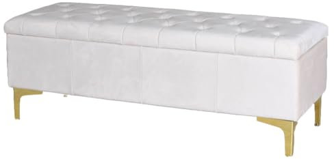 Polster Hocker Schlafzimmer Truhe Chesterfield- Steppung Samt Truhenbank 115cm FHA098C Palazzo Exklusiv