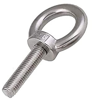 Tornillos metálicos 1 Tornillo de Ojo de extensión de Acero Inoxidable 304 M20/M24 Perno de Ojo de Anillo de elevación Adecuado para Aplicaciones Interiores y Exteriores(M24x100mm)