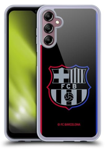 Head Case Designs Offizielle FC Barcelona Away 2024/25 Wappen-Set Soft Gel Handyhülle Hülle kompatibel mit Samsung Galaxy A14 5G