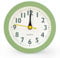 Chedin Mit Nachtlicht, Rund Wecker, Kinder Wecker, ohne Ticken Kinderwecker, Lernwecker Kinderwecker Digital für Schlafzimmer (Dunkelgrün)