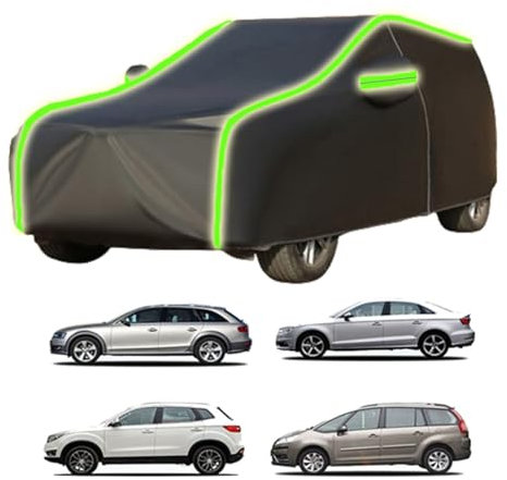 Autoabdeckung für 𝖮pel 𝖵ivaro C 𝖵an 2019-2023 Autoplane Winter Schneesicher Regensicher Staubdicht Vollständige Abdeckungen Auto Abdeckplane,Autoabdeckung Outdoor mit Verlängerte Reflexstreifen