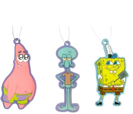 SpongeBob SquarePants Patrick und Squidward Lufterfrischer, 3er-Pack