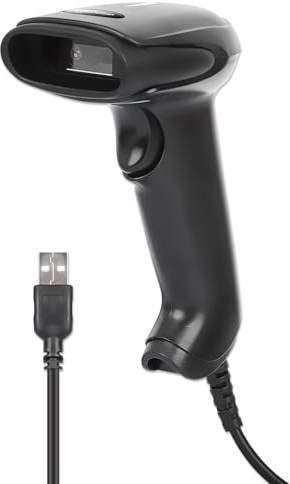 MANHATTAN 2D LED Barcodescanner 320mm 1,4m USB-Kabel schwarz