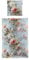 Irisette Mako-Satin Bettwäsche Wave 8596-20 Blumen 100% Baumwolle 135x200 + 80x80 cm