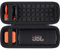 Khanka para JBL Flip 7 / Flip 6 Funda rígida de Viaje Impermeable para Altavoz Bluetooth portátil, Solo Funda (Negro)