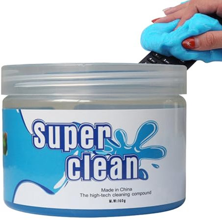 Automotive Detailing Tool - Car Slime Cleaning Gel | Slime Cleaner Keyboard Cleaner | Car Cleaning Gel | Interior Detailing Tools For Vent | Dashboard Console Steering Wheel 160g