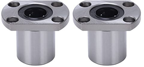LMH16UU Lineare Kugellager, 2pcs 16 Mm Ovaler Flansch Linearer Kugellager für CNC -Lineare Bewegungsachsen Innendurchmesser