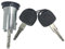 Hajus 9191072 Schließzylinder Zündschloss + Schlüssel 913618 kompatibel mit Opel Corsa A B Astra F Kadett D T85