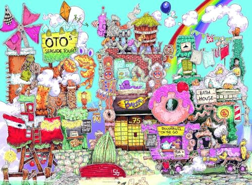 Ravensburger Crazy Street No.1 - The Harbour 500 piece Jigsaw Puzzle - Puzzle Championships for Adults and Kids Age 10 Years Up