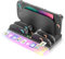 Station de charge pour Nintendo Switch 2 pour 4 chargeurs de manettes Joy-Con, support de refroidissement RVB avec 9 compartiments pour cartes de jeu, Switch 2 Support de console