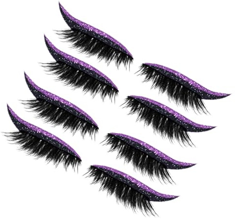 Künstliche Wimpern 4 Paar Wiederverwendbare Eyeliner Wimpernaufkleber