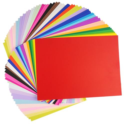 EXIN DEHCEN 60 Blatt Tonpapier A4 Bunt in 30 Farben 230 g/m² Tonkarton Bunt | Buntpapier A4 zum Basteln, Bastelpapier, Bastelkarton, für Gemälde Grußkarten Einladungen Poster Scrapbooking