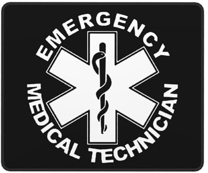 Mousepad Amerikanische Flagge, Rettungsdienst, Lebensstern, Rettungssanitäter, Notfallsanitäter, Sanitäter 25X30Cm Glatte Maus Pad Waschbar Mouse Pads Für Laptop Zuhause