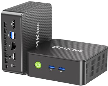 GMKtec G3 Pro Mini PC, 3 ans d'assistance, avec Intel i3-10110U (jusqu'à 4,1 GHz, supérieur au 4300U/3250U), Mini Ordinateur avec 8Go DDR4 RAM, 256Go SSD, 3× USB 3.2, WiFi 6, BT 5.2, 2× HDMI, 2.5G LAN
