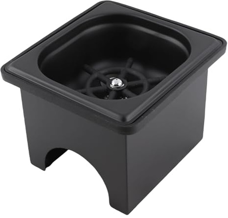 Aramox Enjuagador de Vasos de Barra, Lavadora de Tazas de Alta Presión de Acero Inoxidable para Cocina, Tazas y Vasos sin Esfuerzo, Ideal para Cafeterías (Pequeño)