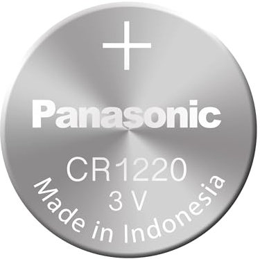 PANASONIC PILES CR1220 BATTERIE, LITHIUM, 3V, PILE COIN