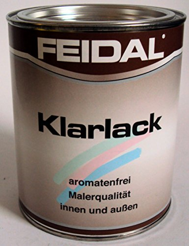 Feidal Klarlack Glänzend 2,5 Liter Aromatenfrei Malerqualität