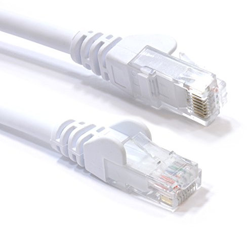 C6 CAT6-CCA UTP RJ45 Ethernet Lszh Conexión Cable Blanco 40 m [40 metros/40m]