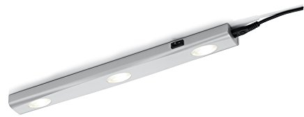 Trio Leuchten LED Wandleuchte Aragon 273170387, Kunststoff weiß, 3x 1 Watt