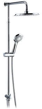 Wirquin 60721382 Colonne de douche avec inverseur céramique Verona Switch 3 jets, chromé