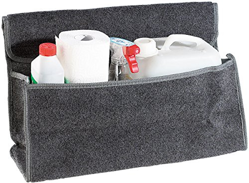 Lescars Kofferraumtasche Klett: Anti-Rutsch-Kofferraumtasche mit Klettbefestigung Large (Kofferraum Organizer Klett, klein, Aufbewahrungsboxen)