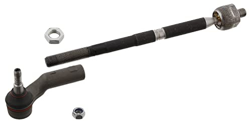 febi bilstein 37729 Spurstange mit Endstück, Mutter und Sicherungsmutter, 1 Stück