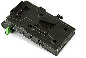 Lanparte VBP-02 Ultradünne V-Mount Batterieklemme, Schwarz
