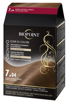 BIOPOINT Orovivo 7.04 biondo naturale ramato - Die Haarfarbstoffe