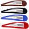 LONEEDY, fermaglio grande per capelli, chiusura a scatto, in metallo con vernice cotta, lungo 8,9 cm, antiscivolo, per donne e ragazze, confezione da 10