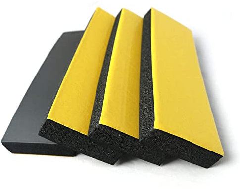 Keliiyo 4 PCS Garage Wall Protector Car Door Protector Garage Wall Guard for Car Doors Self Adhesive NBR Foam Garage Car Door Protector Anti-Collision for Warehouse Parking Assist