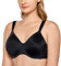 DELIMIRA Women's Non-Padded Minimiser Bras Full Coverage Seamless Underwire Plus Size Smooth T Shirt Bra Black 34D