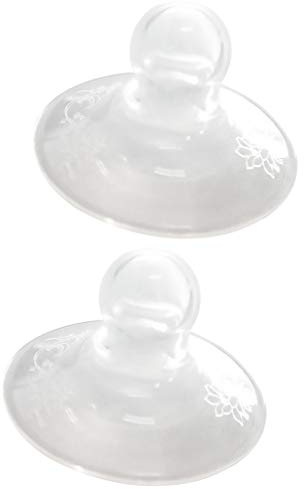 ARTIBETTER 2pcs capezzolo aspiratore capezzolo correttore capezzolo estrattori ventose capezzolo scudo capezzolo con custodia trasparente per capezzoli piatto invertito timido L
