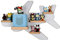 MR TEDDY BEAR Kinderregal Flugzeug | Holzregal für die Toniebox und Tonies | Tonie-Regal hergestellt in der EU | Wandregal zum Spielen und Sammeln | Für Mädchen und Jungen | Grau
