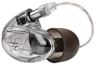 Westone Audio Pro X50 - Auriculares IEM con transductor de Armadura balanceada Simple - Cable T2 Desmontable, Ambiente pasivo, IEM para músicos y Artistas, Auriculares cómodos - Transparente