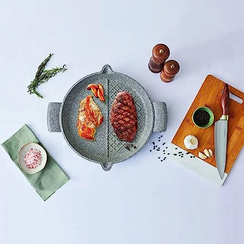Karaca Love of Kitchen 30 Cm Granite Double Sided Grill