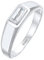 Kuzzoi Herrenring mit Topas Edelstein, Eleganter Solitär Ring in 925 Sterling Silber, Herren Edelsteinring poliert, Bandring für Männer, Ringgröße 66, 0610681321_66