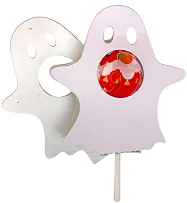 Halloween Geist Lollipop Halter Metall Stanzformen für Kartenherstellung Prägen Skript Stanzformen DIY Briefmarken Handwerk Stanzformen Scrapbooking