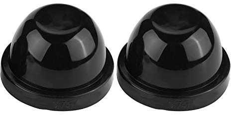 Tbest Couvercle Anti Poussière Phare 75 Mm,staubabdeckung staubkappen 75mm,Cache Anti poussiere Phare 208, Couvercle Anti-poussière de Phare, 2 Pièces 75 Mm Phare LED de Voiture étanche à la Poussiè