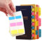 AVECMOI 420Pieces Adhesive Index Tabs, 3 Sizes Candy Colors Post-it, File Tabs Flags Colored Reading Tabs Page Markers for Binder, Book, Paper, Note, Filer Folder