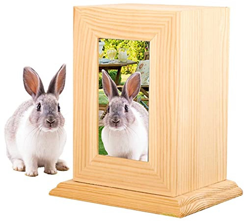Holzbox-Urnen für Hunde, Asche – Holz, personalisierte Urnen für Asche – personalisierter Bilderrahmen, Haustier-Urnen, Gedenk-Andenken, Katze, Hund, Erinnerungsbox