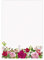 Designpapier Sommerrosen DP1841 – 25 Blatt Briefpapier – Hochwertiges Motivpapier Geburtstag, Einladung, Brief, Jubiläum, Liebesbrief, Rose – Laser- & Inkjetdrucker geeignet – Druckerpapier A4 90g/m²