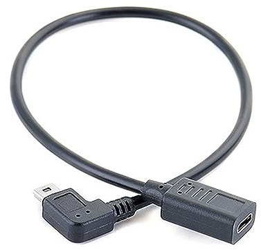 Newwyt Mini USB Cable Tipo C Hembra a MiniUSB 5P Adaptador Convertidor Macho para Reproductores MP3 Cámaras Digitales Plástico