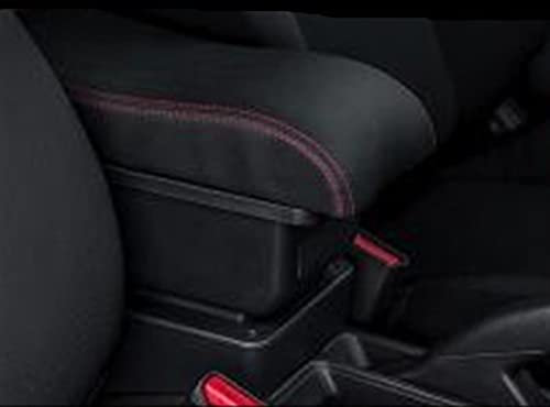 RSFIL Auto-Armlehnen Auto Armlehnenbox Für Suzuki Für Swift 2005-2023 Mittelkonsole Aufbewahrungsbox Autoinnenteile Nachrüstzubehör (Color : A Style red line)