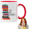Taza de té para los amantes de los libros, tazas de café con diseño de libro - novedad divertida taza de té para amantes de los libros, 350 ml taza de lectura para hombres y mujeres, colección de